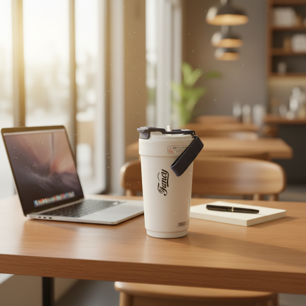 Yimi Fancy Stainless Steel Vacuum Insulated Travel Cup 450ml