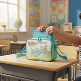 SBC Polyester Teal Kids Lunch Bag – 20×25cm