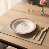 Servewell Melamine Dinner Plate 23cm | Elegant Floral Border Design