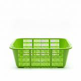 Dynasty Plastic Kitchen Storage Tray – 50 × 40 × 18 cm - Orange / Pink / Blue / Green