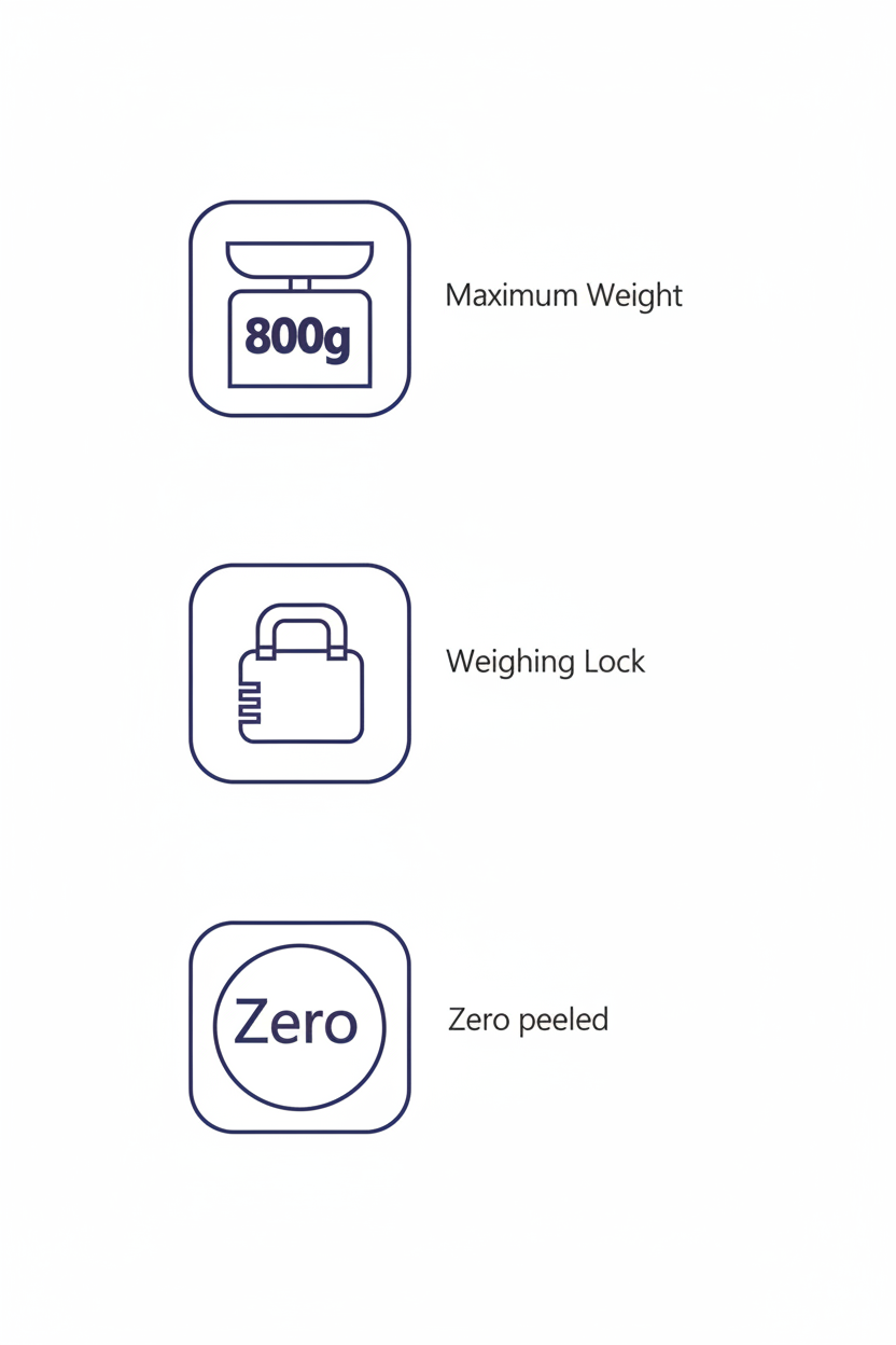 Digital Measure Spoon with LCD Display – BPA-Free Food Grade Kitchen & Pet Feeding Scale Spoon