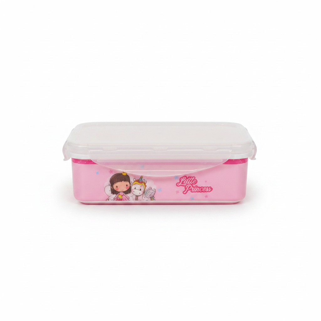 Servewell Pink Little Princess Melamine Lunch Box - 800ml