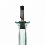 Ribbed Glass Oil & Vinegar Dispenser Bottle - 23cm