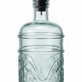 Embossed Glass Oil Dispenser Bottle - 1000ml