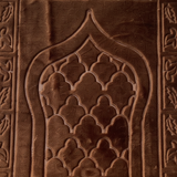 Brown Kids Velvet Prayer Mat - 65×35cm