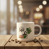 White "I Like Coffee" Ceramic Mug – 300ml