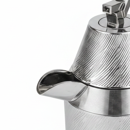Red Home Dallah Vacuum Flask – Silver – 1L + 1L Set