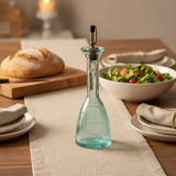 Ribbed Glass Oil & Vinegar Dispenser Bottle - 23cm