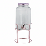 Harmony 6L Glass Beverage Dispenser with Metal Stand