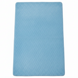 Soft Quilted Floor Mat | Light Blue | 100×150 cm | Anti-Slip Comfort Rug for Living Room, Bedroom & Bathroom