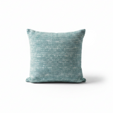Evlen Soft Decorative Cushion - 40×40 cm - Sage Green / Light Blue / Black / Cream