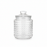 Clear Glass Jar with Lid - 10×8cm / 15×10cm / 20×10cm