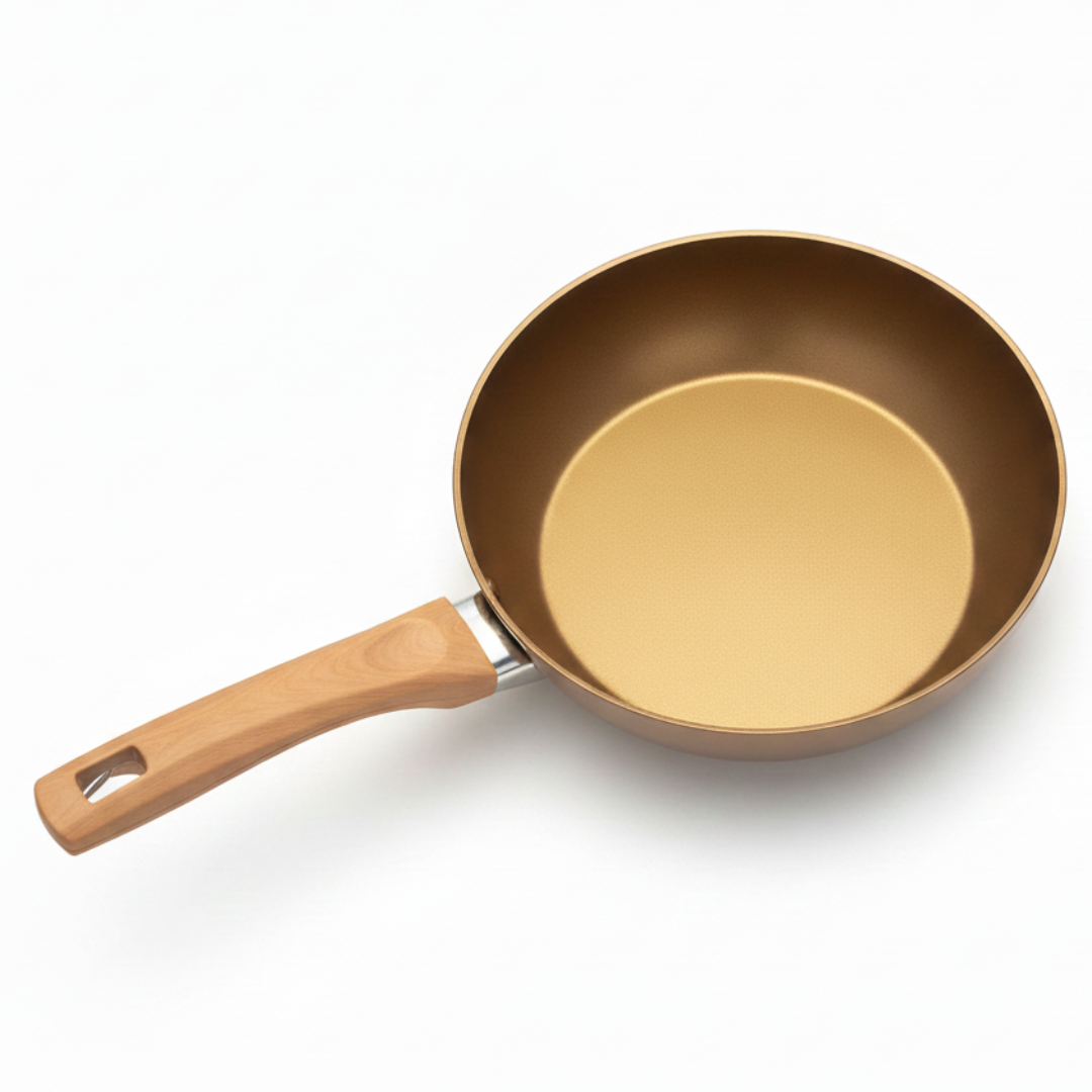 Beefit Deep Fry Pan – Premium Golden Non-Stick Coating 24cm