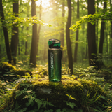 SPORTS Elite Gradient Water Bottle — Black & Green| Flip-Lock Cap 1000ml
