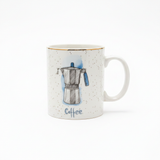 White Ceramic Coffee Mug - 350ml