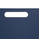 KitchenMark PE Plastic Cutting Board – 34 x 23 x 1.9cm - Navy Blue / Teal Green / Pink