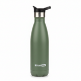 Kitchen Mark Stainless Steel Vacuum Insulated Water Bottle - 500ml - Blue / Olive Green