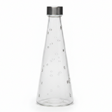 Glass Water Bottle with Lid | Bubble Texture Design | Premium Hydration Bottle for Home, Office & Gifting 500ml