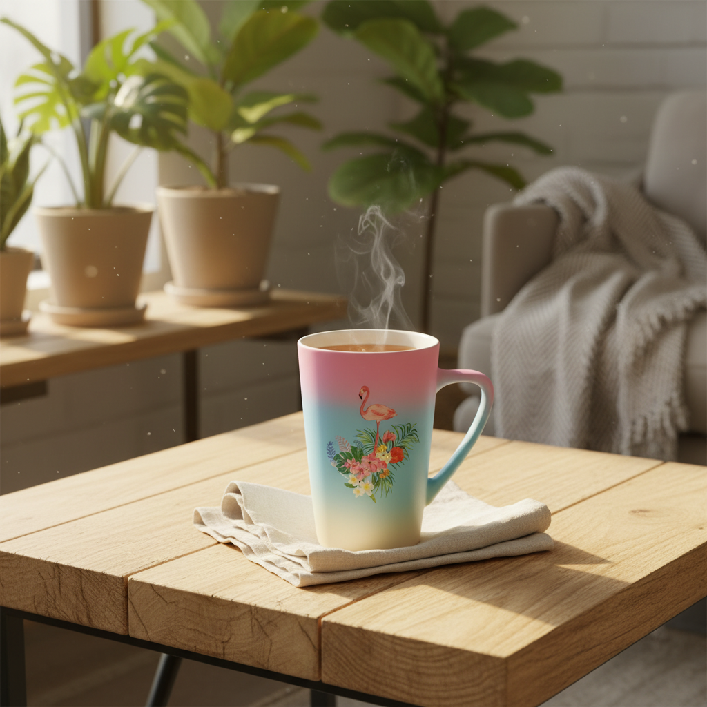 Flamingo Tropical Ceramic Mug - 400ml