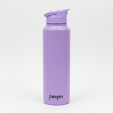 Pexpo Stainless Steel Vacuum Insulated Water Bottle – 1000ml - Dusty Rose / Lavender