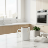 Niodenic White Ceramic Mug - 350ml
