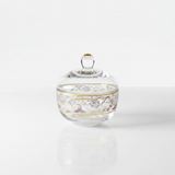 Almarjan Glass Sugar Pot with Lid - 200ml