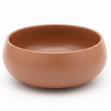 Luhpar Round Ceramic Serving Bowl — 1000ml | Taupe, Off White, Brown |