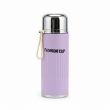 Plastic & Glass Insulated Water Bottle – 500ml - Cream / Lavender / Dusty Blue