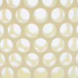 Sarvah Cream Plastic Laundry Basket - 38×38 cm