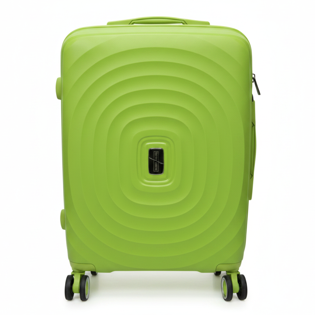 Parajohn Green PP Hard Shell Trolley — Large Suitcase with Spinner Wheels | 28 Inch , 24 Inch , 20 Inch |