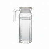 Luminarc Glass Jug 1L – Clear Ribbed Design with Lid