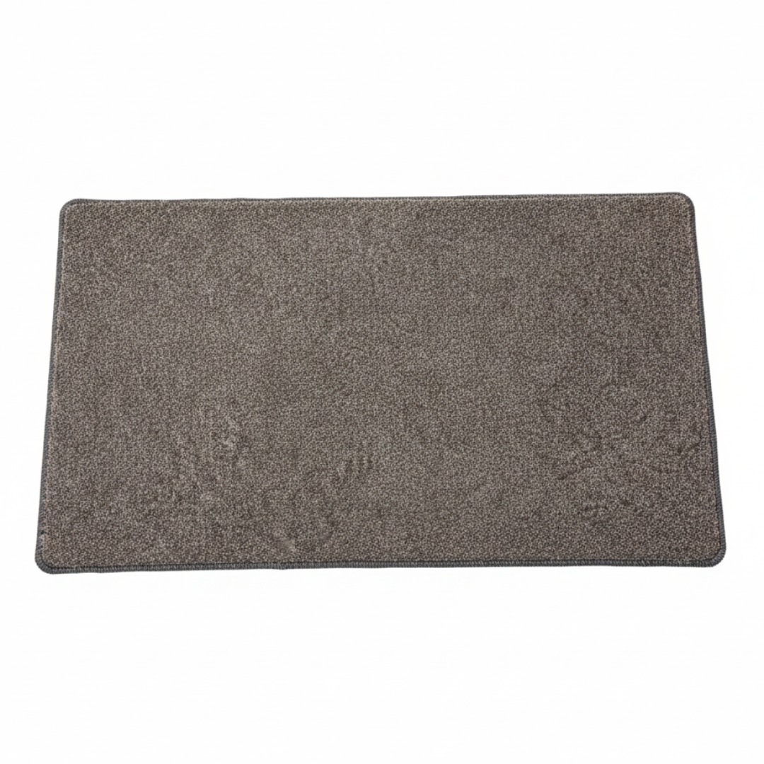 Rectangle Door Mat | Non-Slip Entrance Rug | Dirt-Trapping Textured Surface | Indoor & Outdoor Use | 68 × 44 cm | Brown Speckled