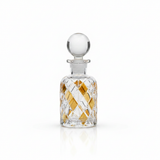 Mayflower Crystal Cut Glass Perfume Bottle with Golden Shade – 200ml / 250ml