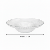 Neo Alpha Glass Fruit Plate 27cm