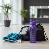 Kitchen Mark Plastic Water Bottle - 850ml – Purple / Green / White