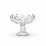 Crystal Glass Footed Candy Bowl - 12×14 cm