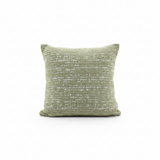 Evlen Soft Decorative Cushion - 40×40 cm - Sage Green / Light Blue / Black / Cream