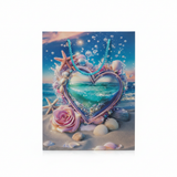 Ocean Heart Paper Gift Bag - 23×18 cm