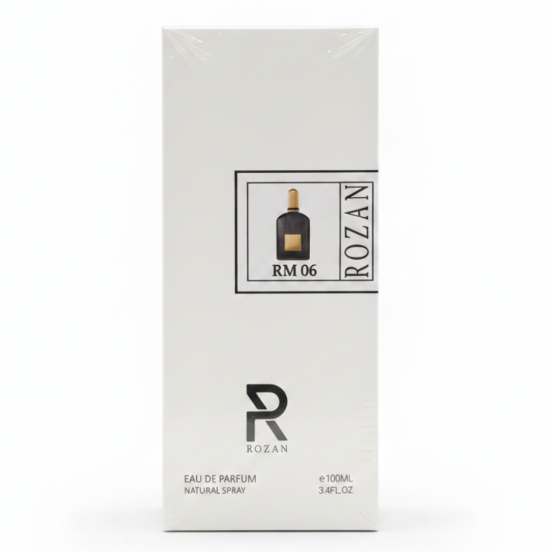Rozan RM 006 Eau de Parfum 100ml – Unisex Luxury Fragrance | Black Orchid, Truffle & Dark Chocolate | Natural Spray | Inspired Version |