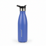 Kitchen Mark Stainless Steel Vacuum Insulated Water Bottle - 500ml - Blue / Olive Green