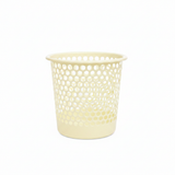 Sarvah Cream Plastic Laundry Basket - 38×38 cm
