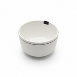 4Ever White Melamine Serving Bowl with Black Rim — 5.5 Inch