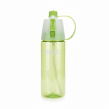 Now.B Button Spray Mist Sports Water Bottle – 600ml - Pink / Green / Black