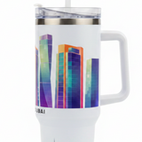Dubai Skyline Stainless Steel Vacuum Tumbler – 1200ml