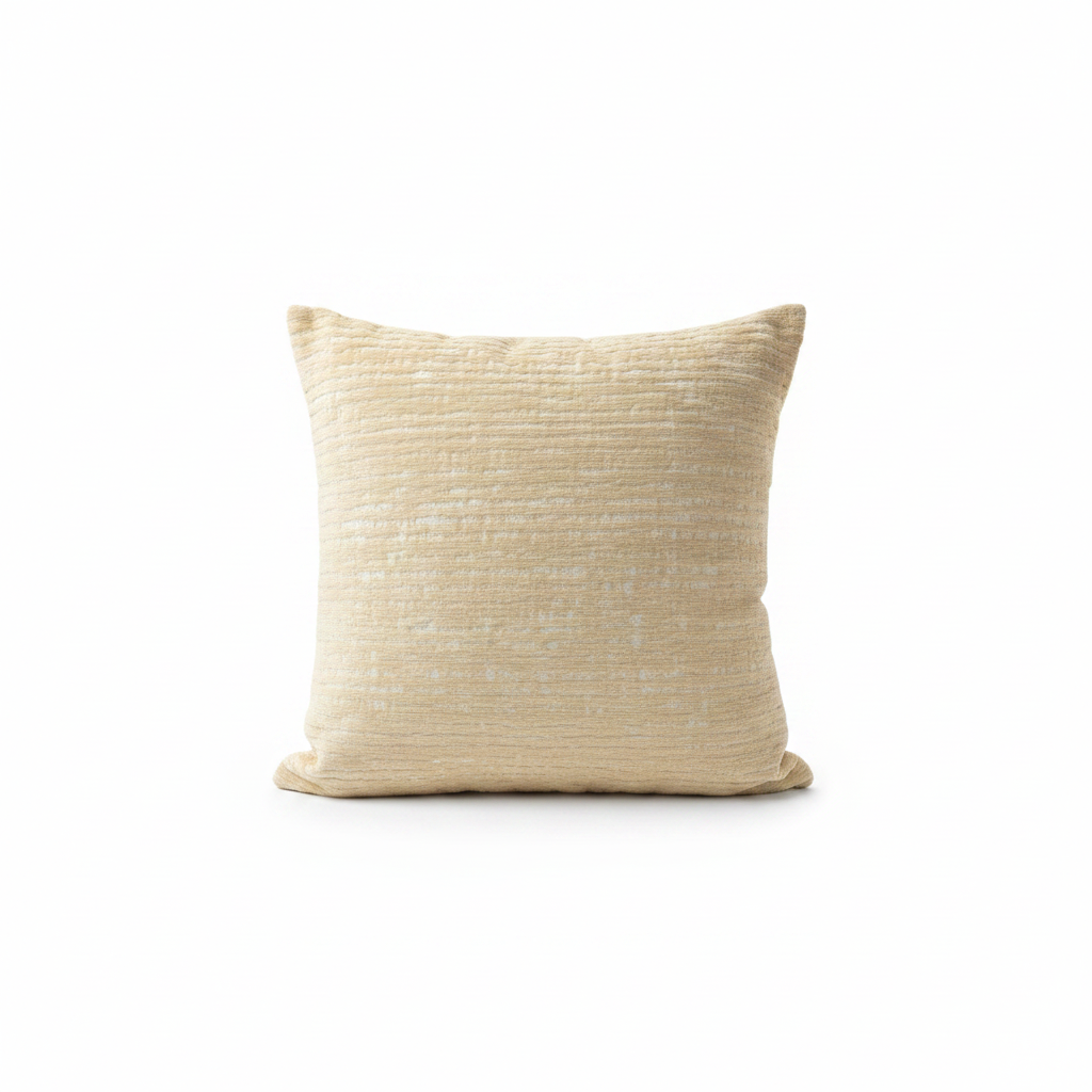Evlen Soft Decorative Cushion - 40×40 cm - Sage Green / Light Blue / Black / Cream