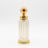 Mayflower Glass Perfume Bottle with Gold Metal Base – 250ml - Green / Pink / Red / Navy Blue