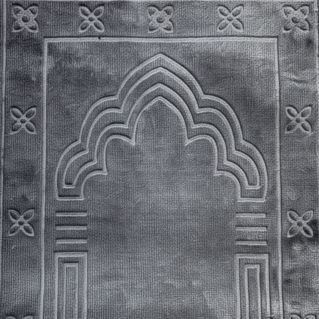 Grey Kids Prayer Mat – 65×35cm