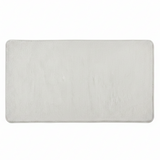 Soft Rectangle Door Mat | Anti-Slip Absorbent Floor Rug for Entrance, Bathroom & Living Room | 80 x 45 cm | Off White |