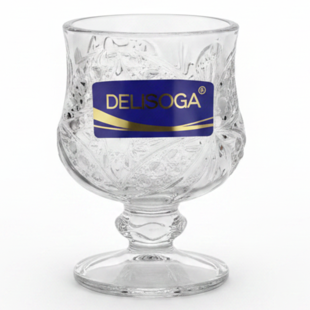 Delisoga Small Ice Cream Cup 50ml — Crystal Glass Goblet