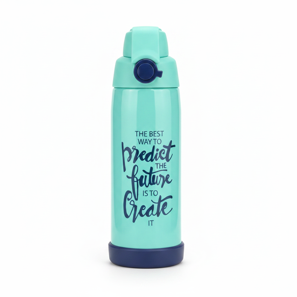 Spanis Home Teal Stainless Steel Vacuum Insulated Water Bottle - 600ml